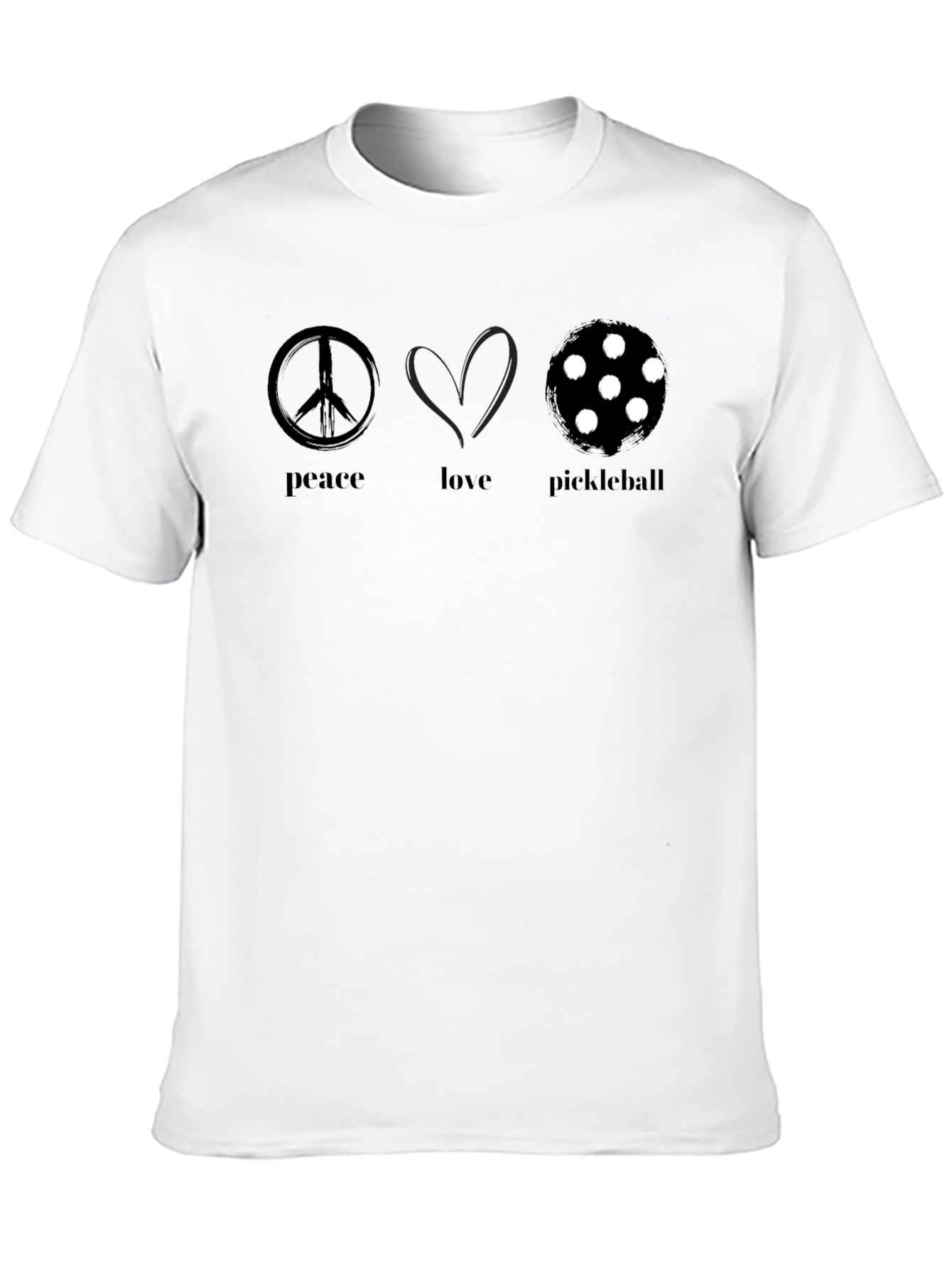 Peace Love Pickleball T-Shirt - Stylish & Comfortable