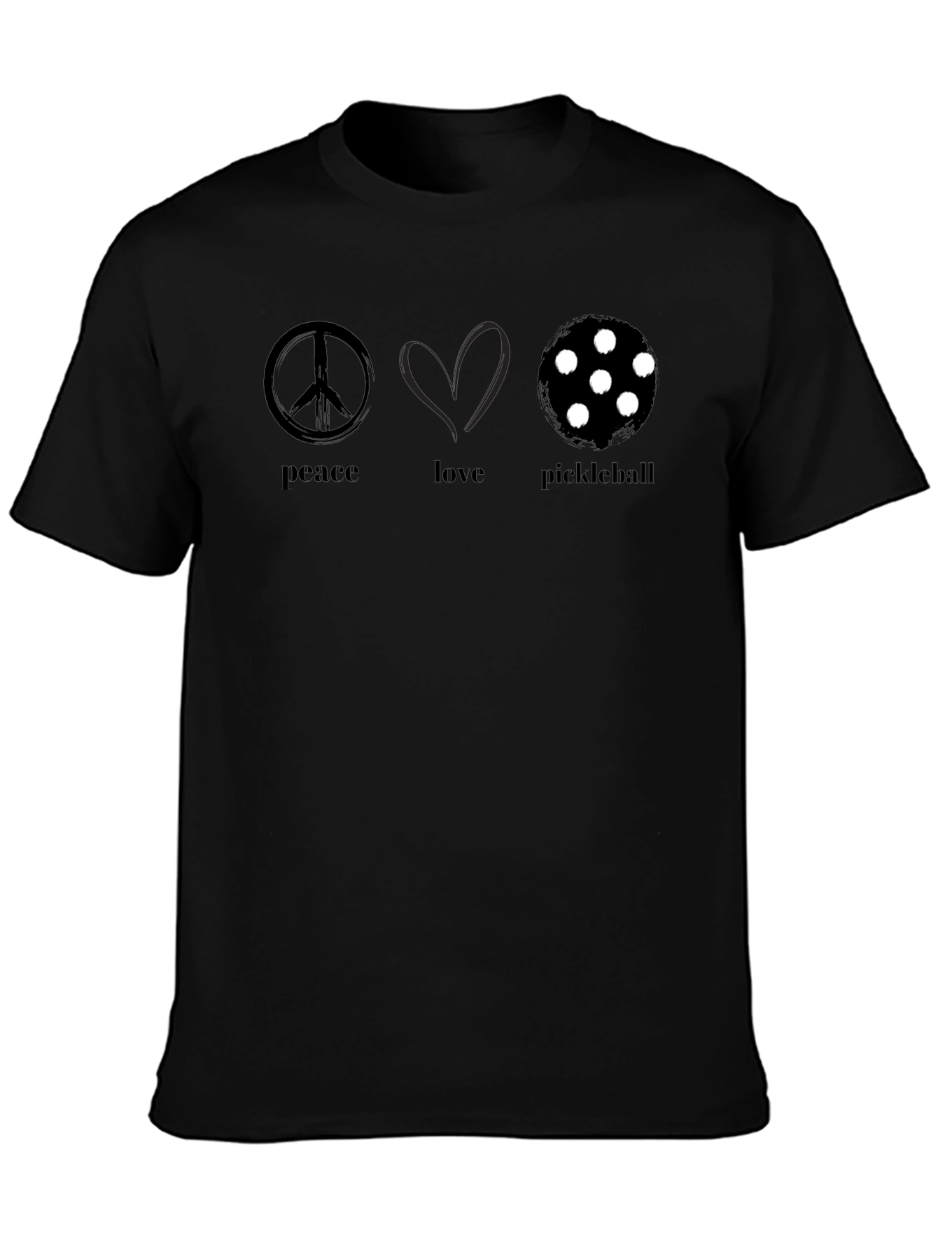 Peace Love Pickleball T-Shirt - Stylish & Comfortable