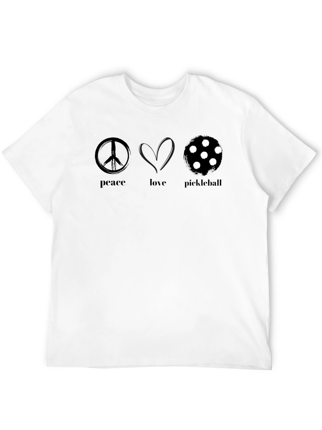 Peace Love Pickleball T-Shirt - Stylish & Comfortable