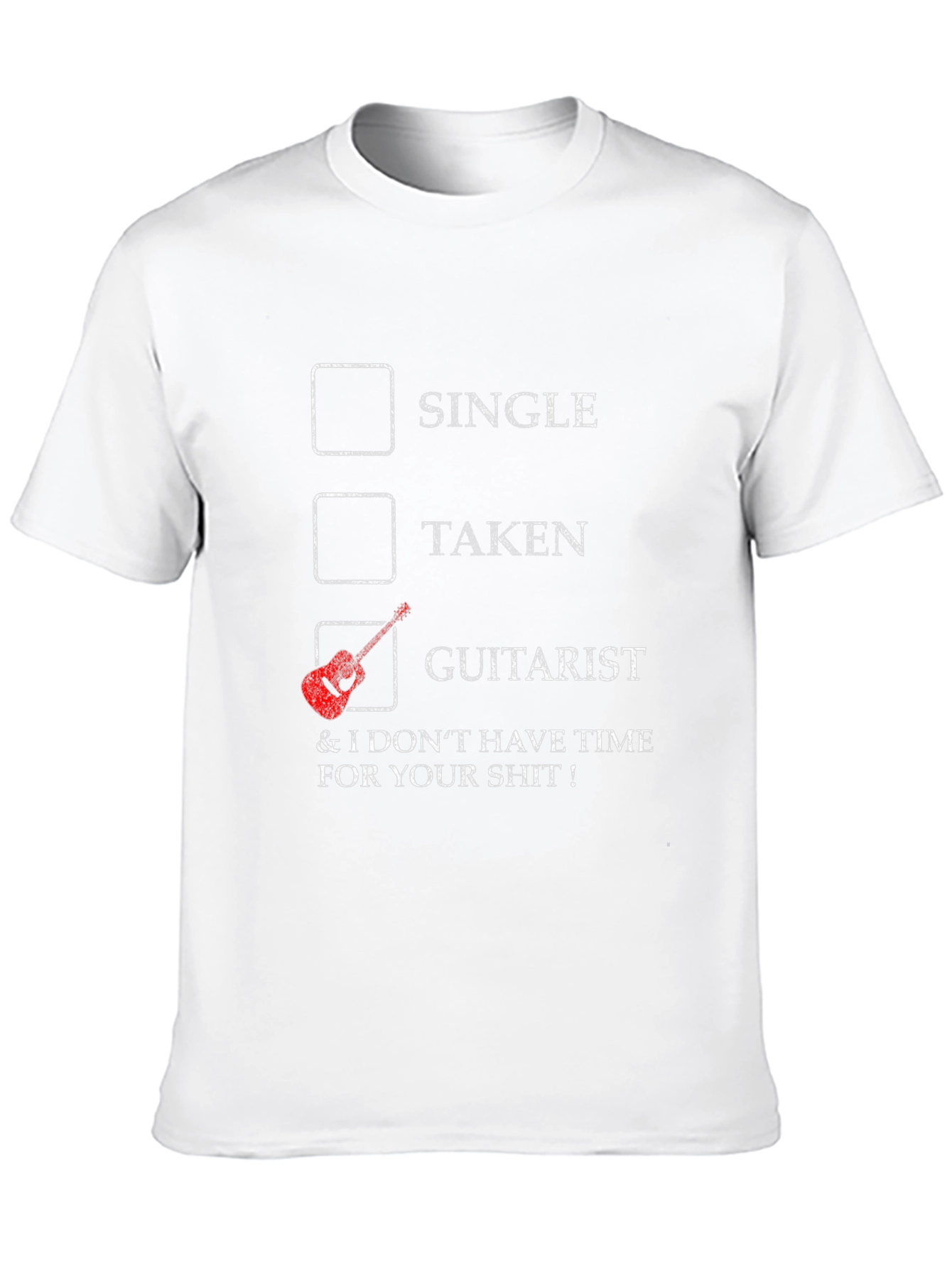 Guitarist T-Shirt - Single Taken Graphic Tee