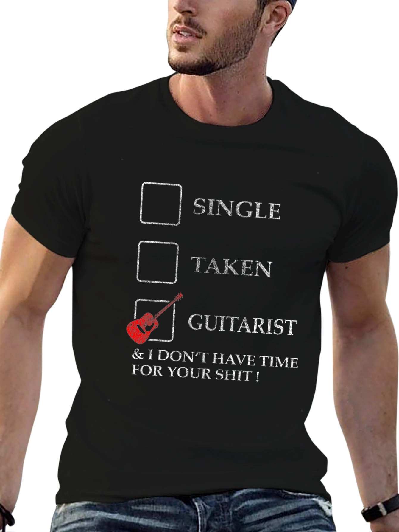 Guitarist T-Shirt - Single Taken Graphic Tee