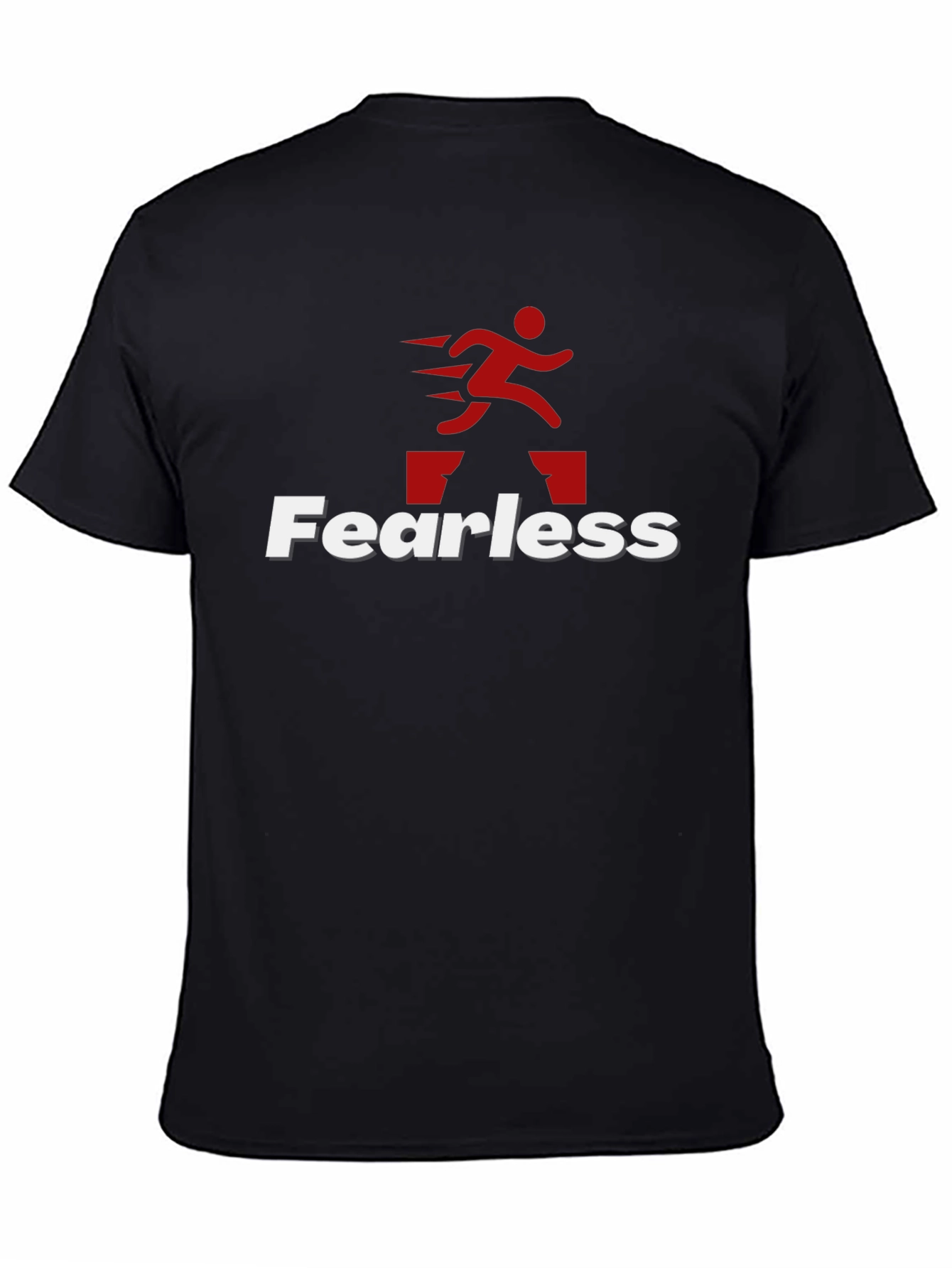 Fearless Hurdle Jumper Graphic Tee - Black