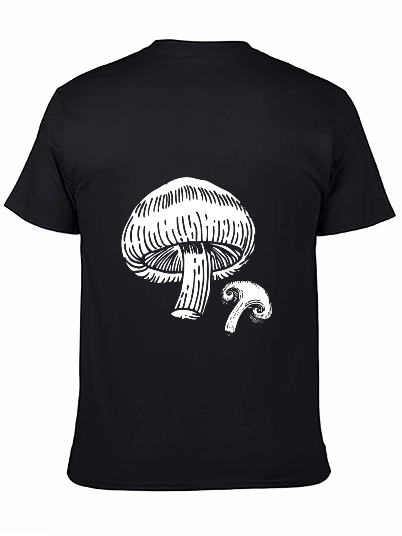 Mushroom Graphic Tee - Unique Nature Design