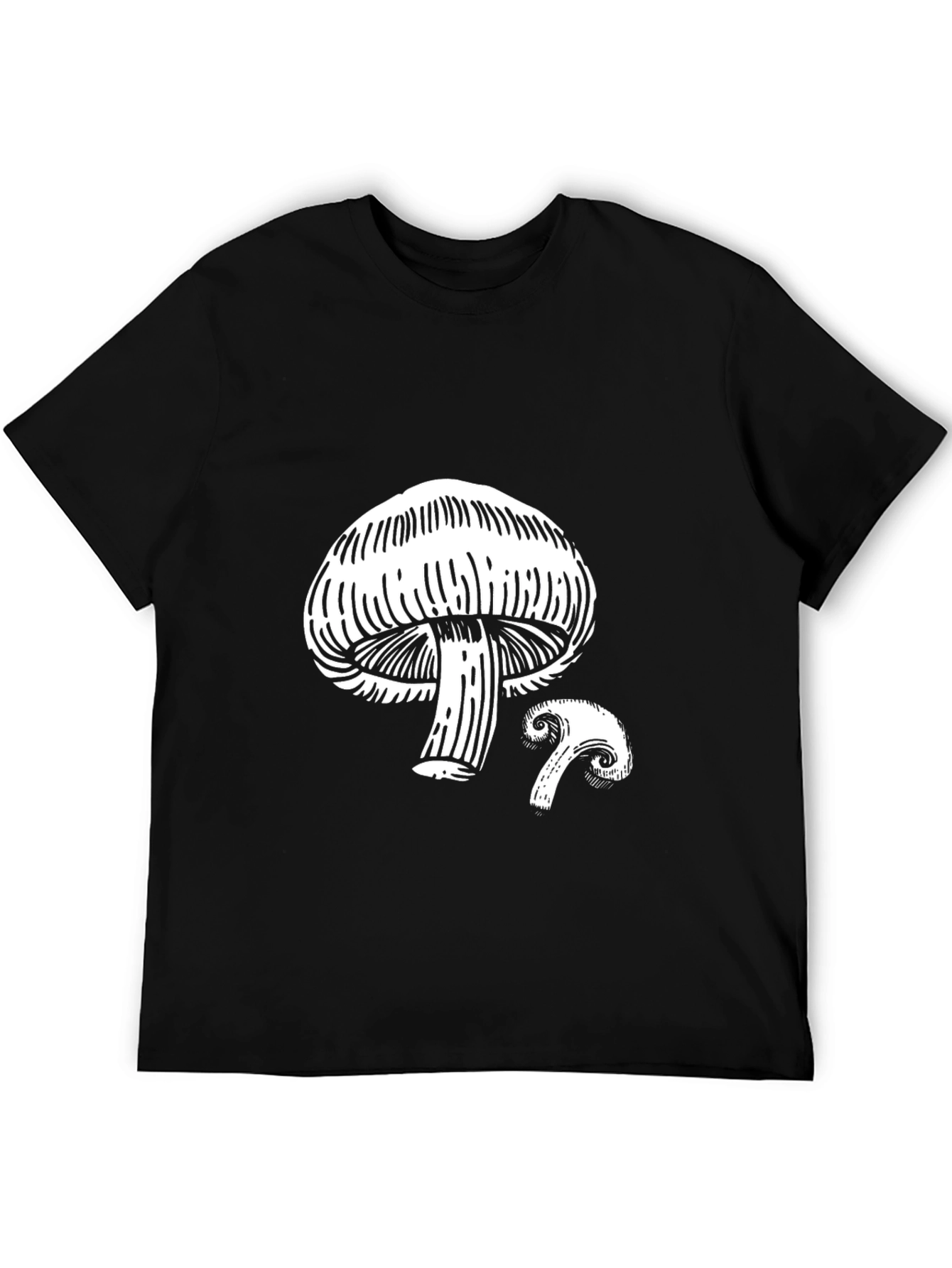 Mushroom Graphic Tee - Unique Nature Design