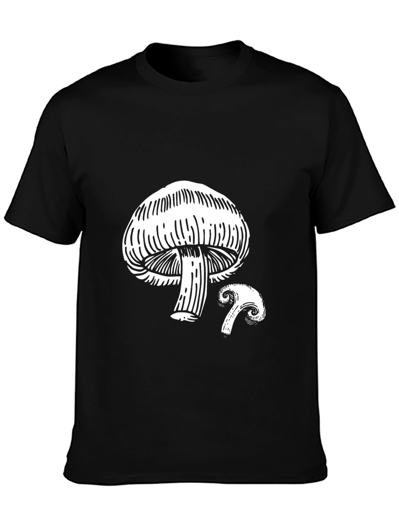 Mushroom Graphic Tee - Unique Nature Design