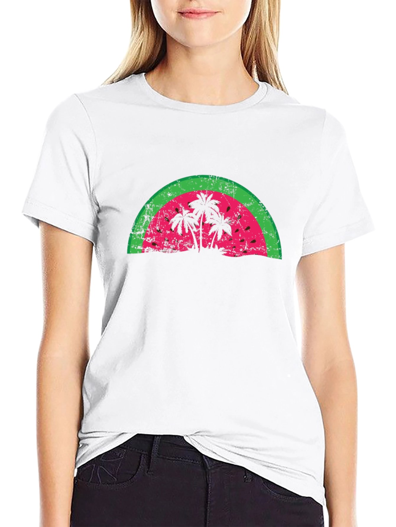 Retro Palm Tree Graphic Tee