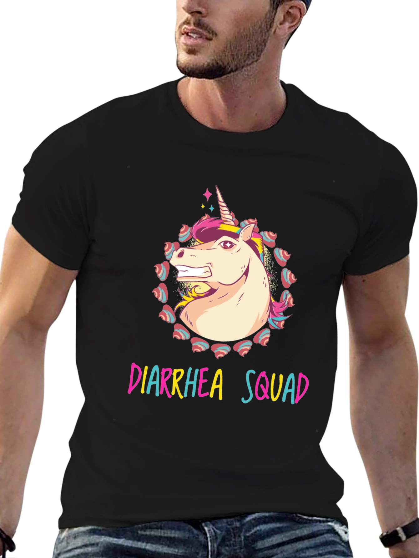 Diarrhea Squad Unicorn Graphic Tee
