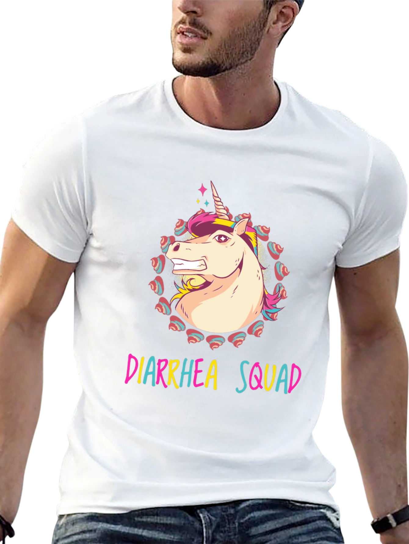Diarrhea Squad Unicorn Graphic Tee