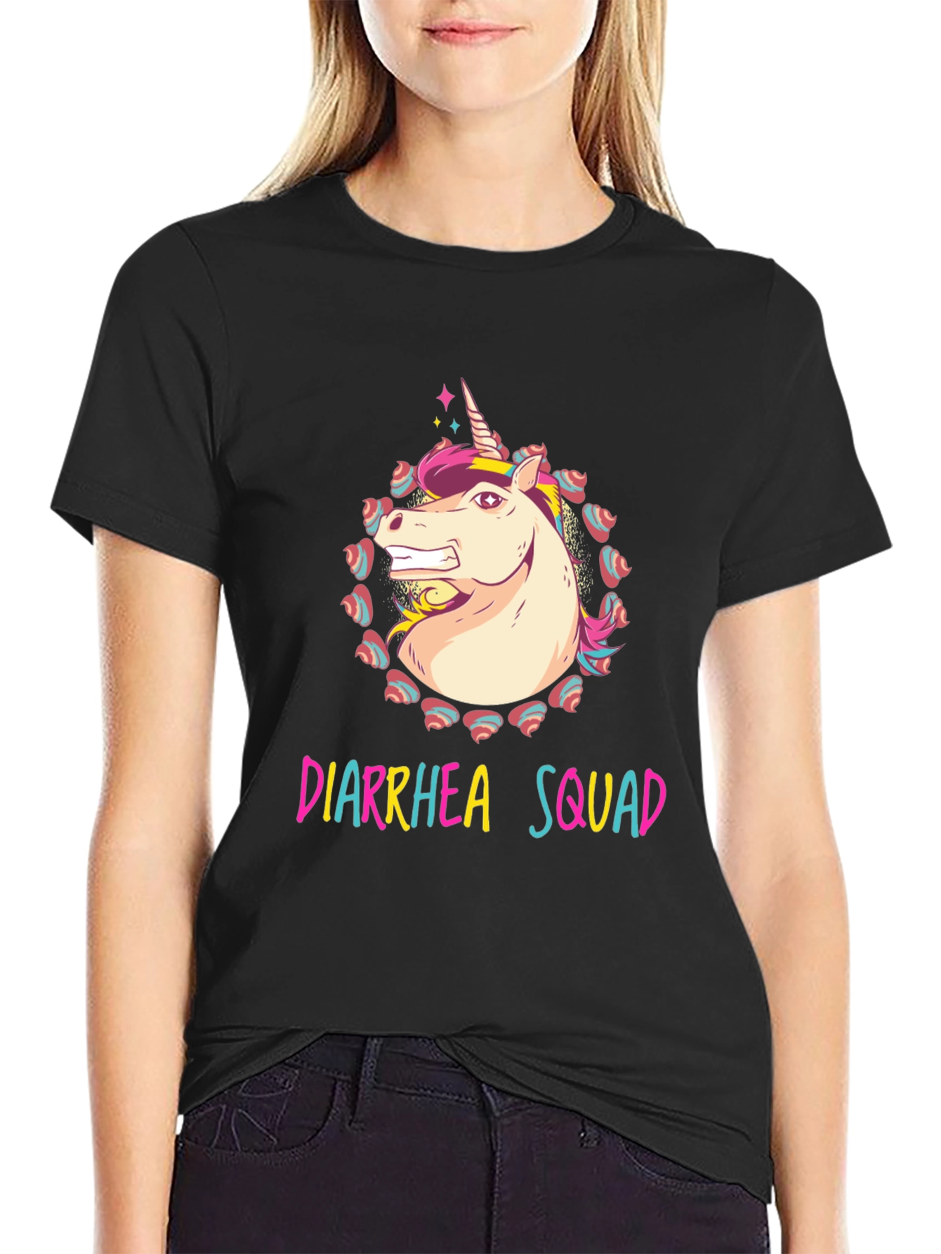 Diarrhea Squad Unicorn Graphic Tee