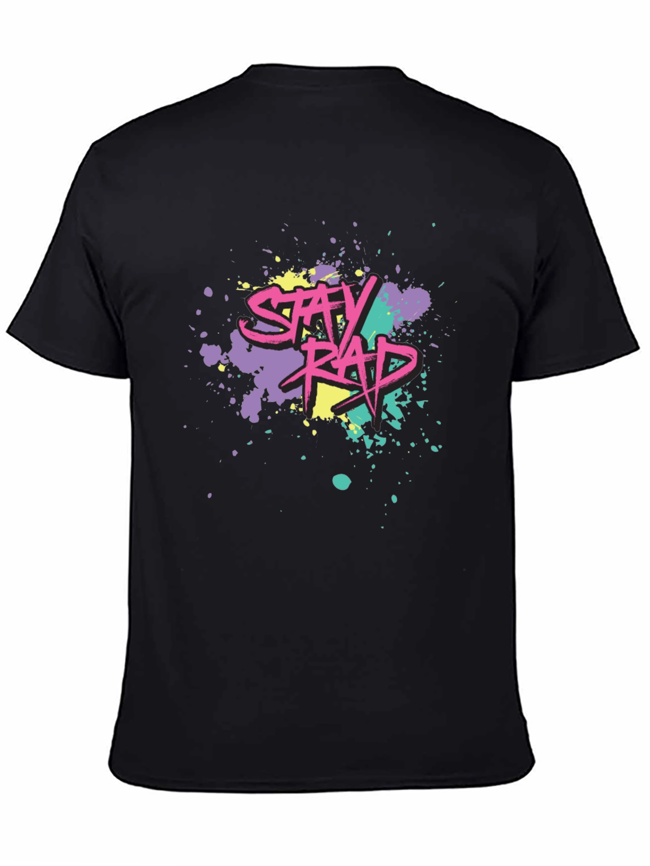 Stay Rad Graphic Tee - Black