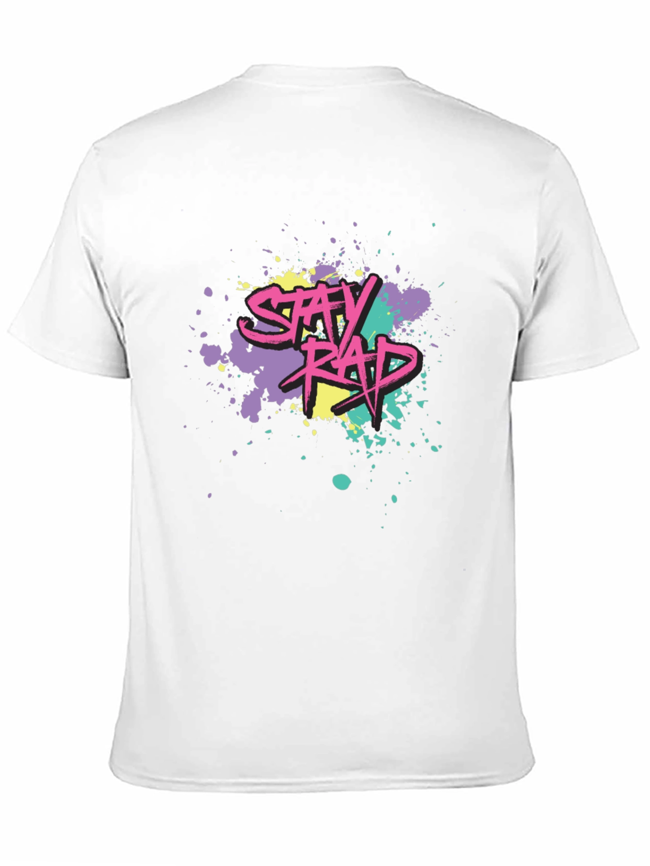 Stay Rad Graphic Tee - Black