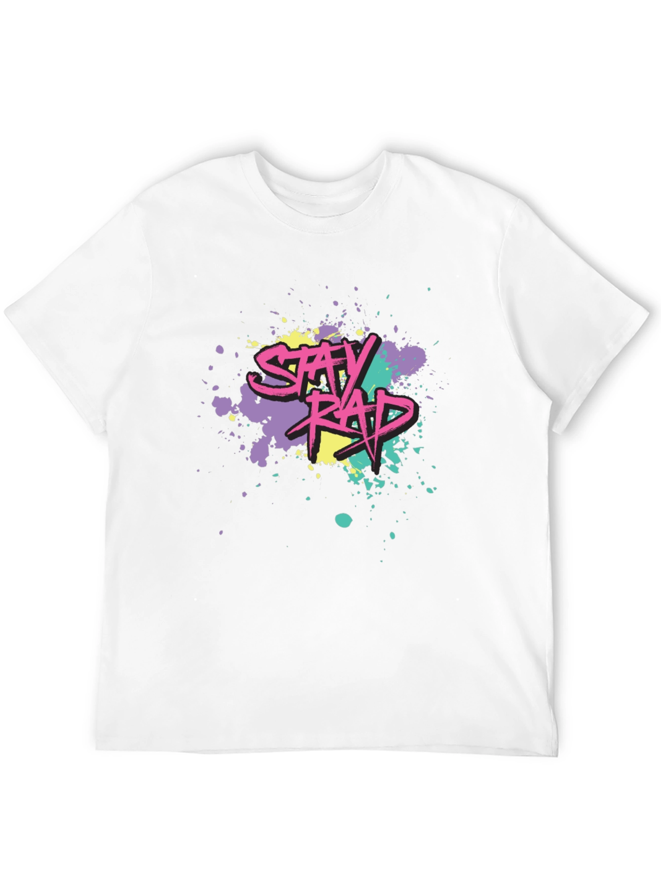Stay Rad Graphic Tee - Black