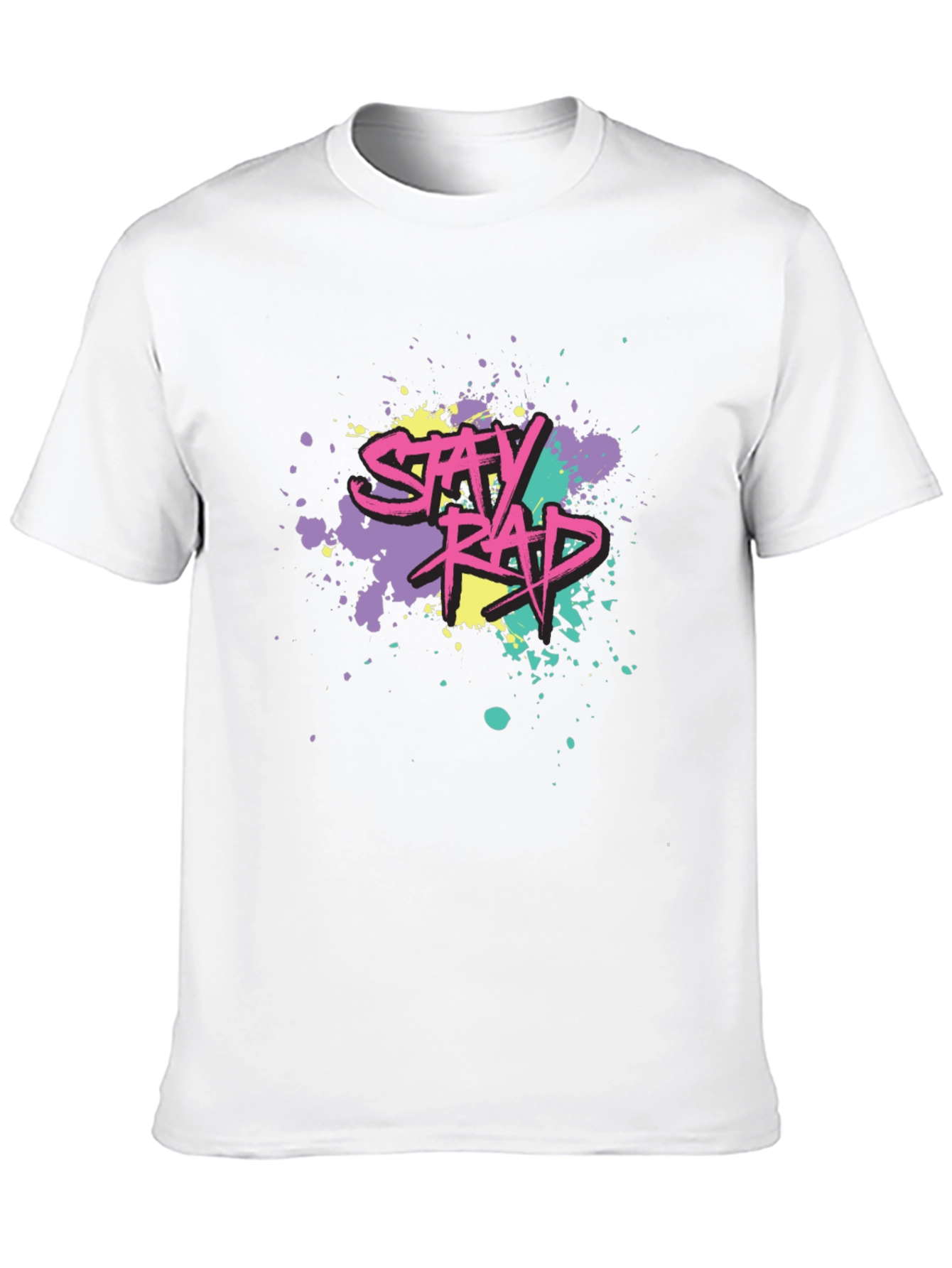 Stay Rad Graphic Tee - Black