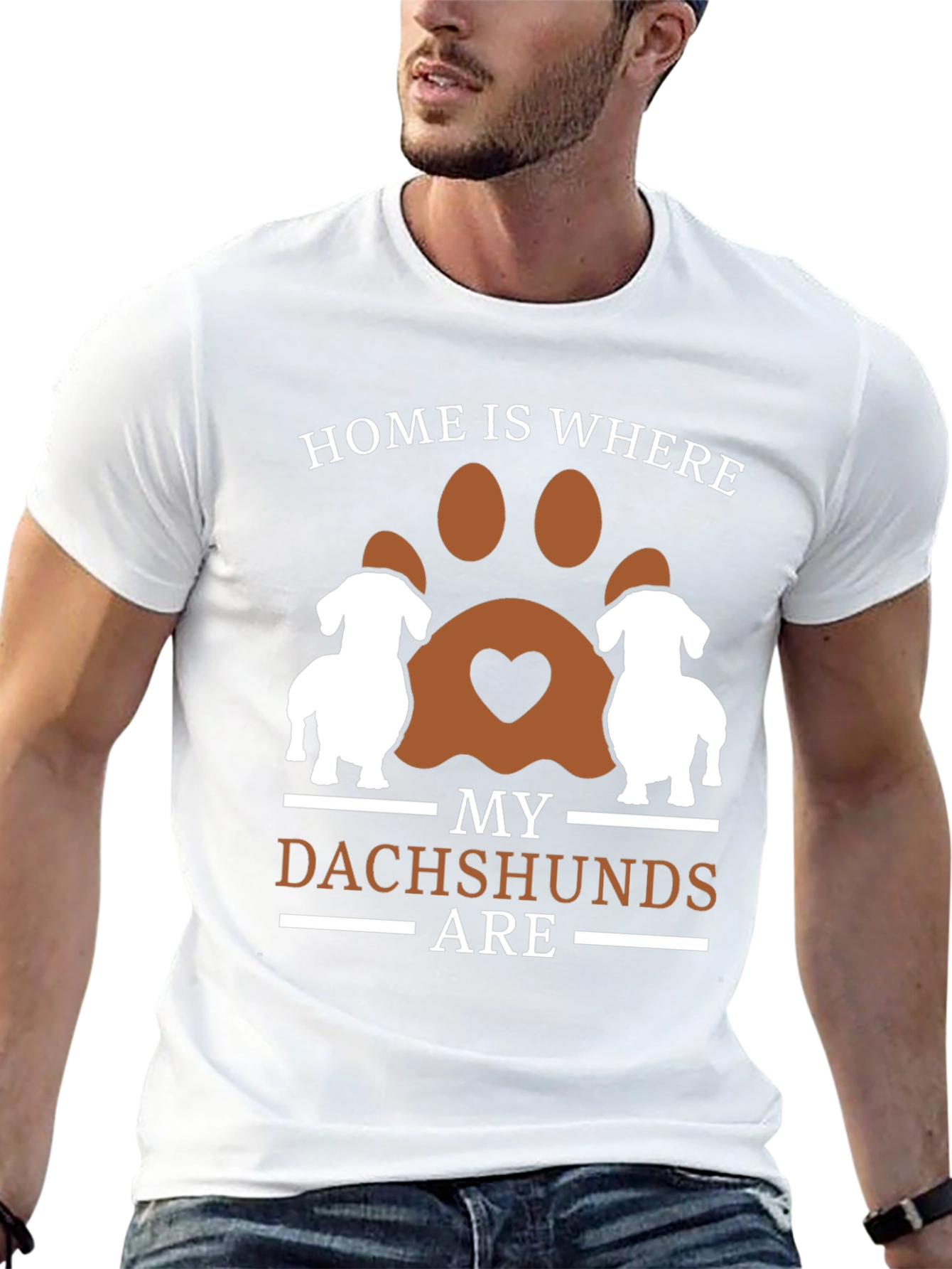 Dachshund Home T-Shirt - Dog Lover Tee