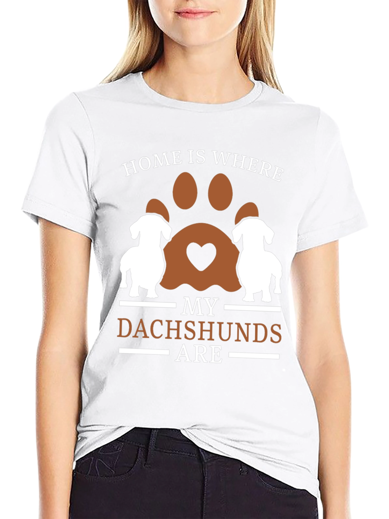 Dachshund Home T-Shirt - Dog Lover Tee