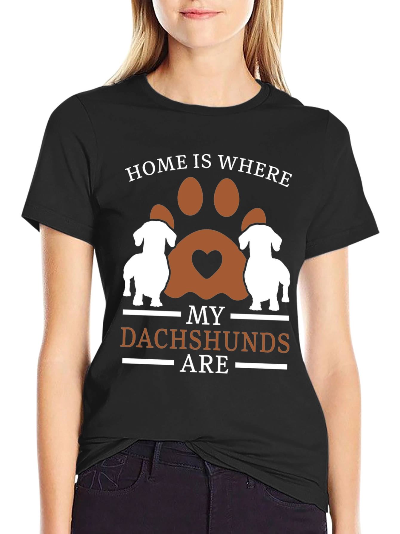 Dachshund Home T-Shirt - Dog Lover Tee