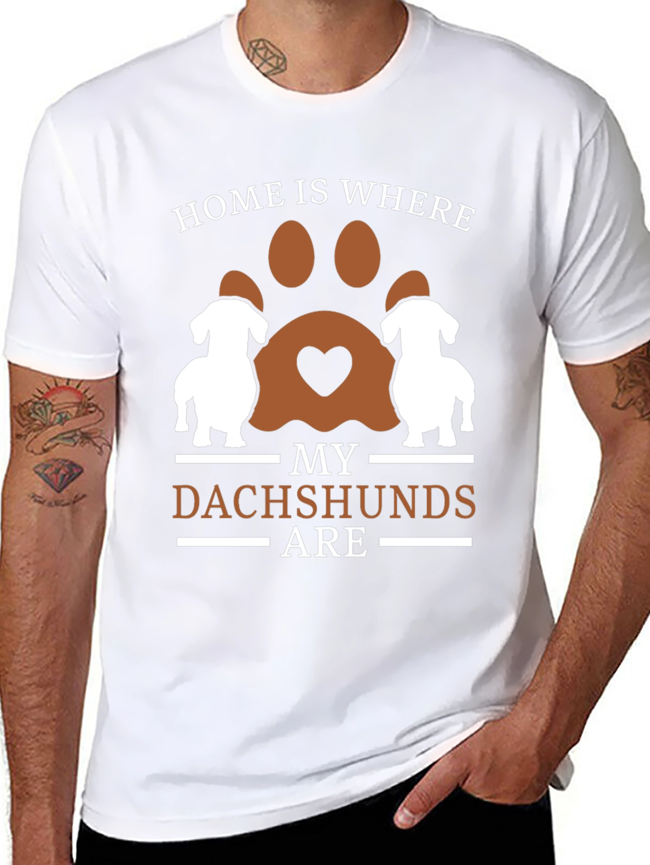 Dachshund Home T-Shirt - Dog Lover Tee