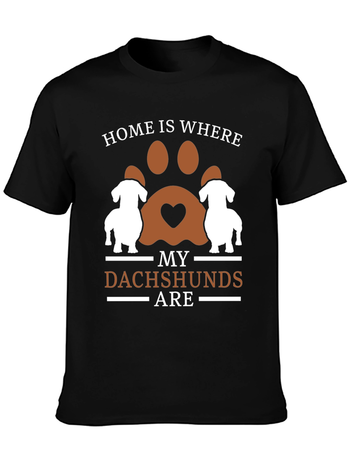 Dachshund Home T-Shirt - Dog Lover Tee