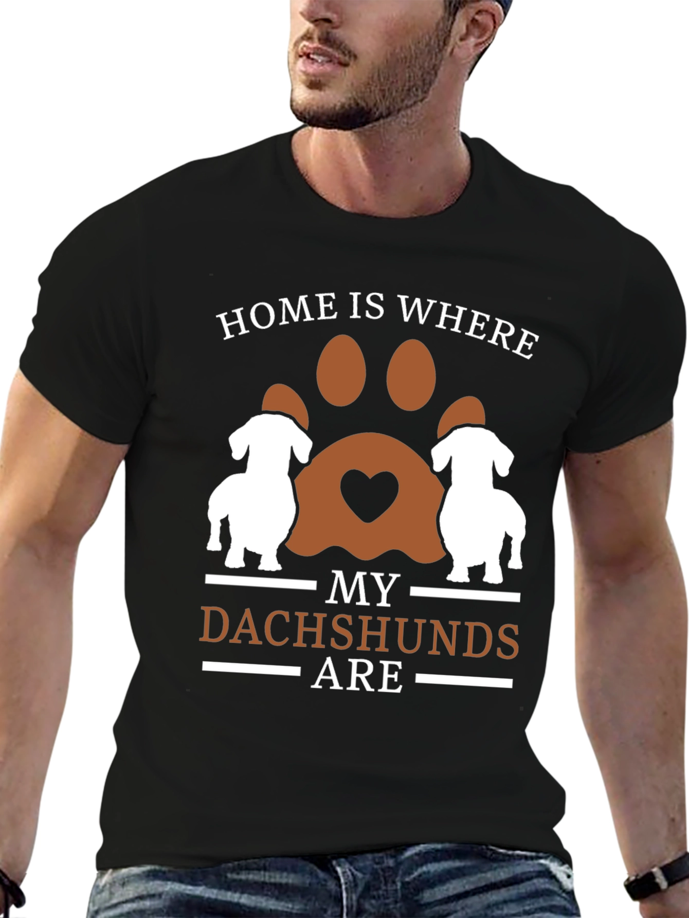 Dachshund Home T-Shirt - Dog Lover Tee