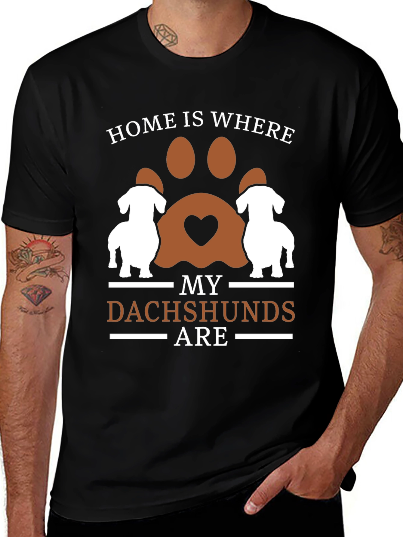 Dachshund Home T-Shirt - Dog Lover Tee