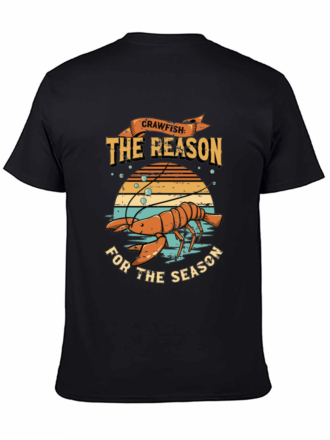 Crawfish The Reason For The Season Graphic T-Shirt