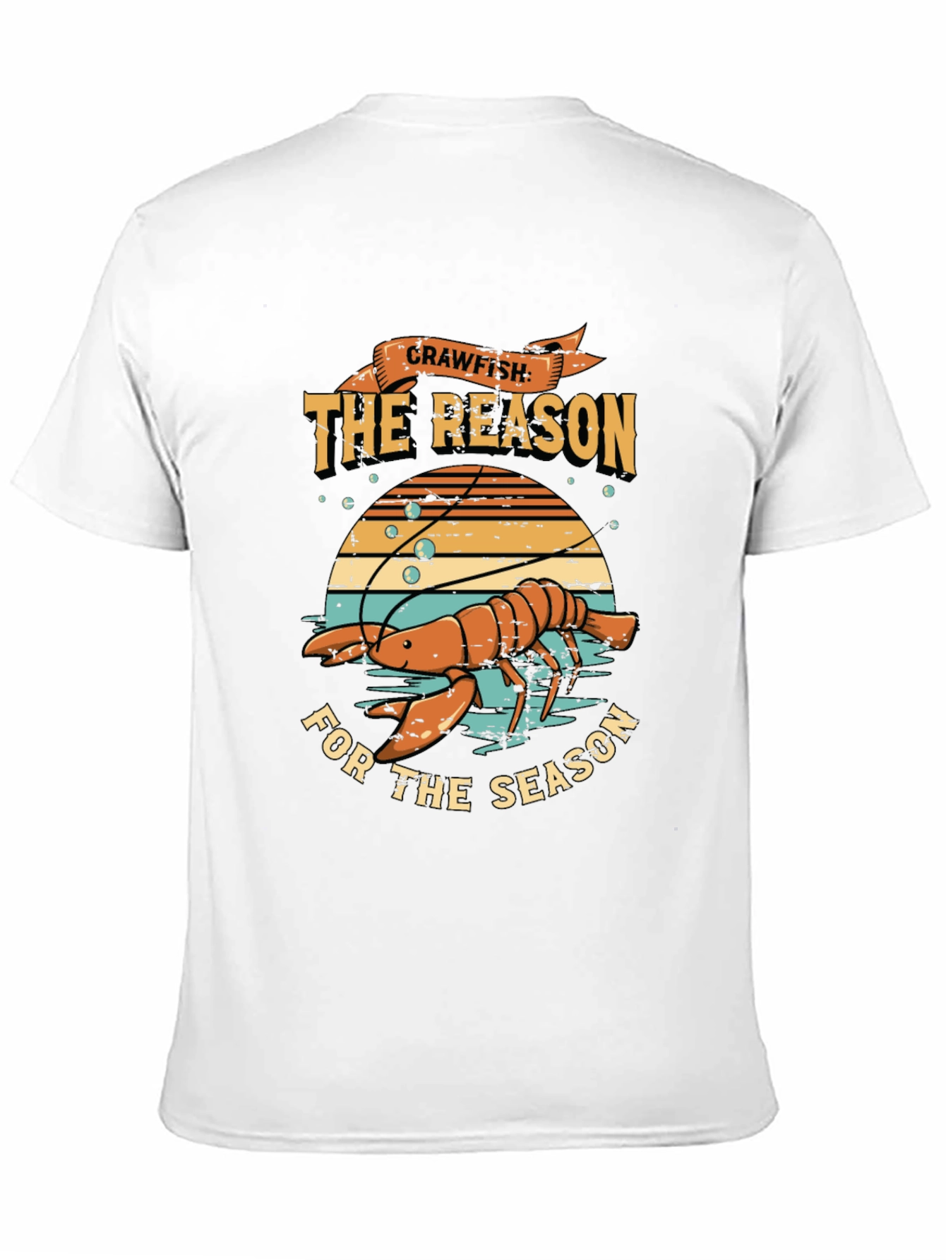Crawfish The Reason For The Season Graphic T-Shirt
