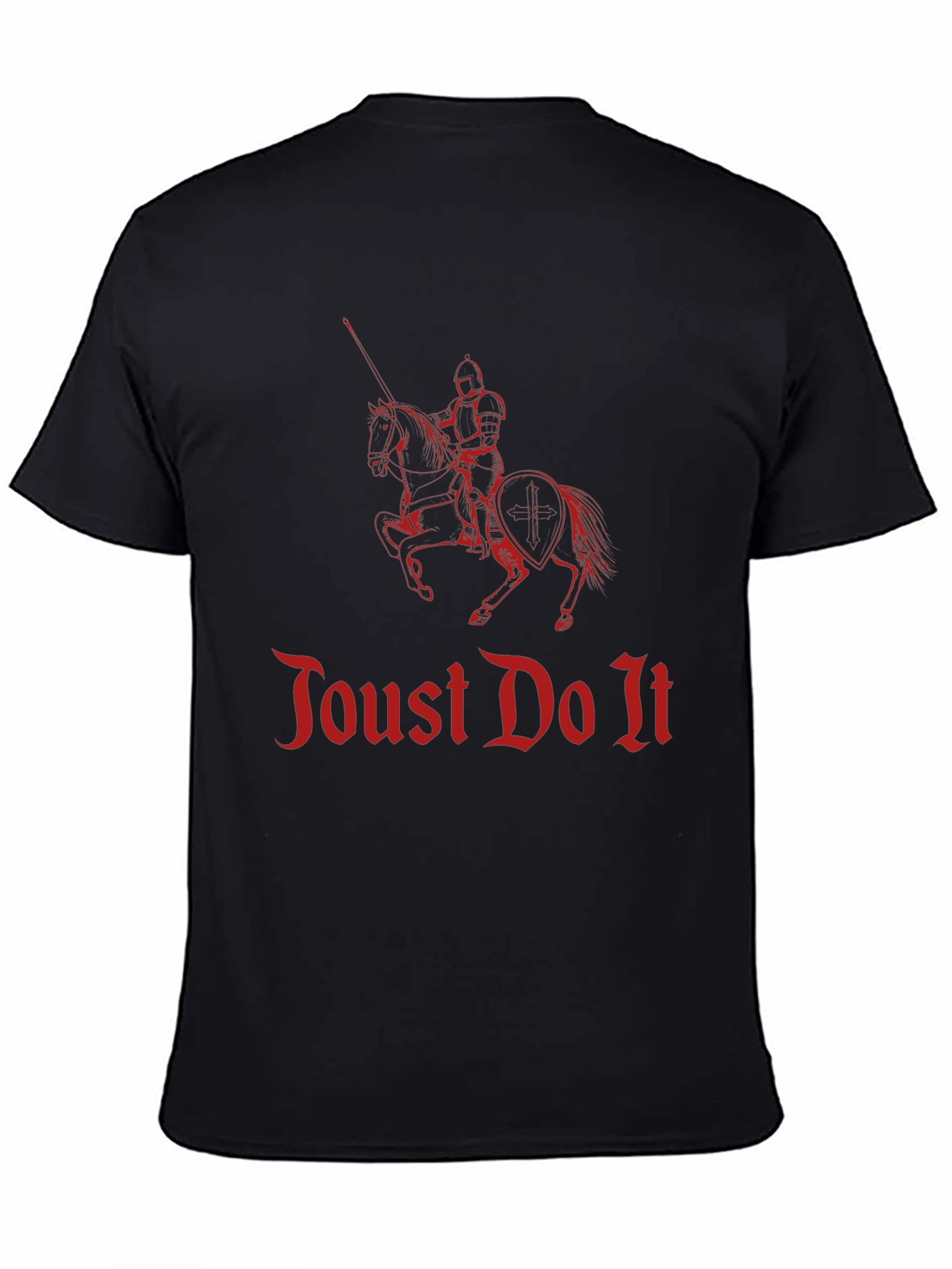 Joust Do It Knight Graphic Tee - Black