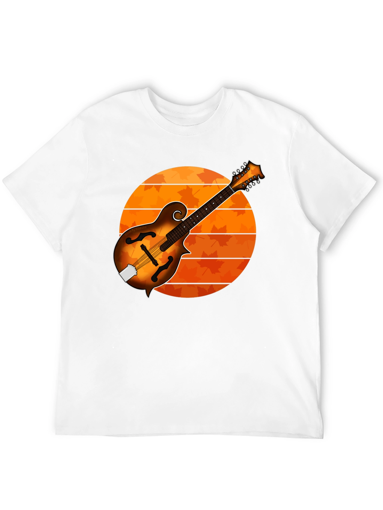 Mandolin Sunset Graphic Tee - Musicians Gift