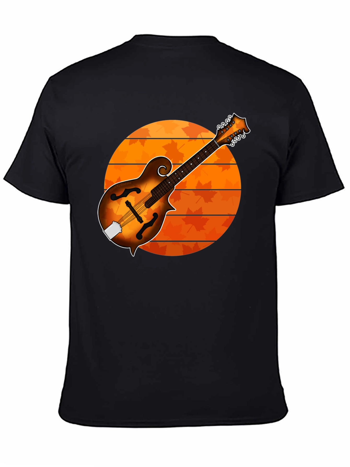 Mandolin Sunset Graphic Tee - Musicians Gift