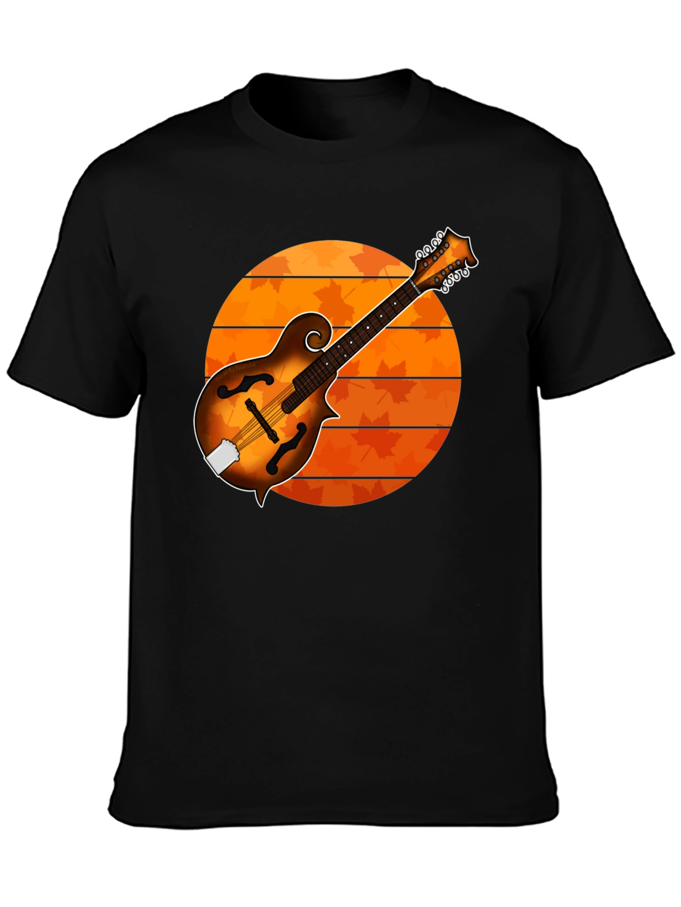 Mandolin Sunset Graphic Tee - Musicians Gift
