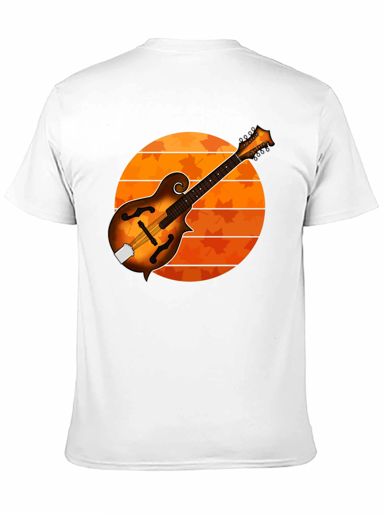 Mandolin Sunset Graphic Tee - Musicians Gift