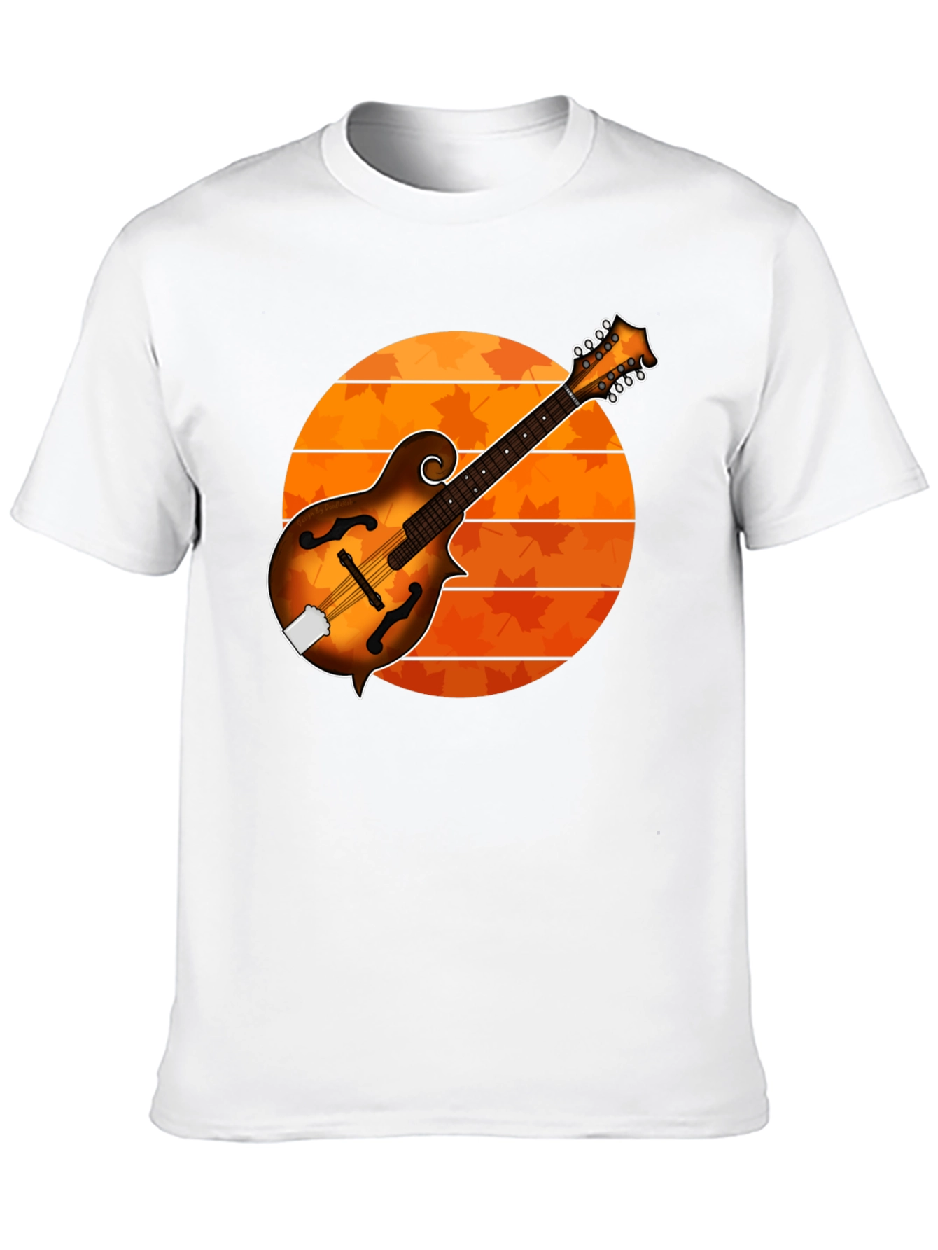 Mandolin Sunset Graphic Tee - Musicians Gift