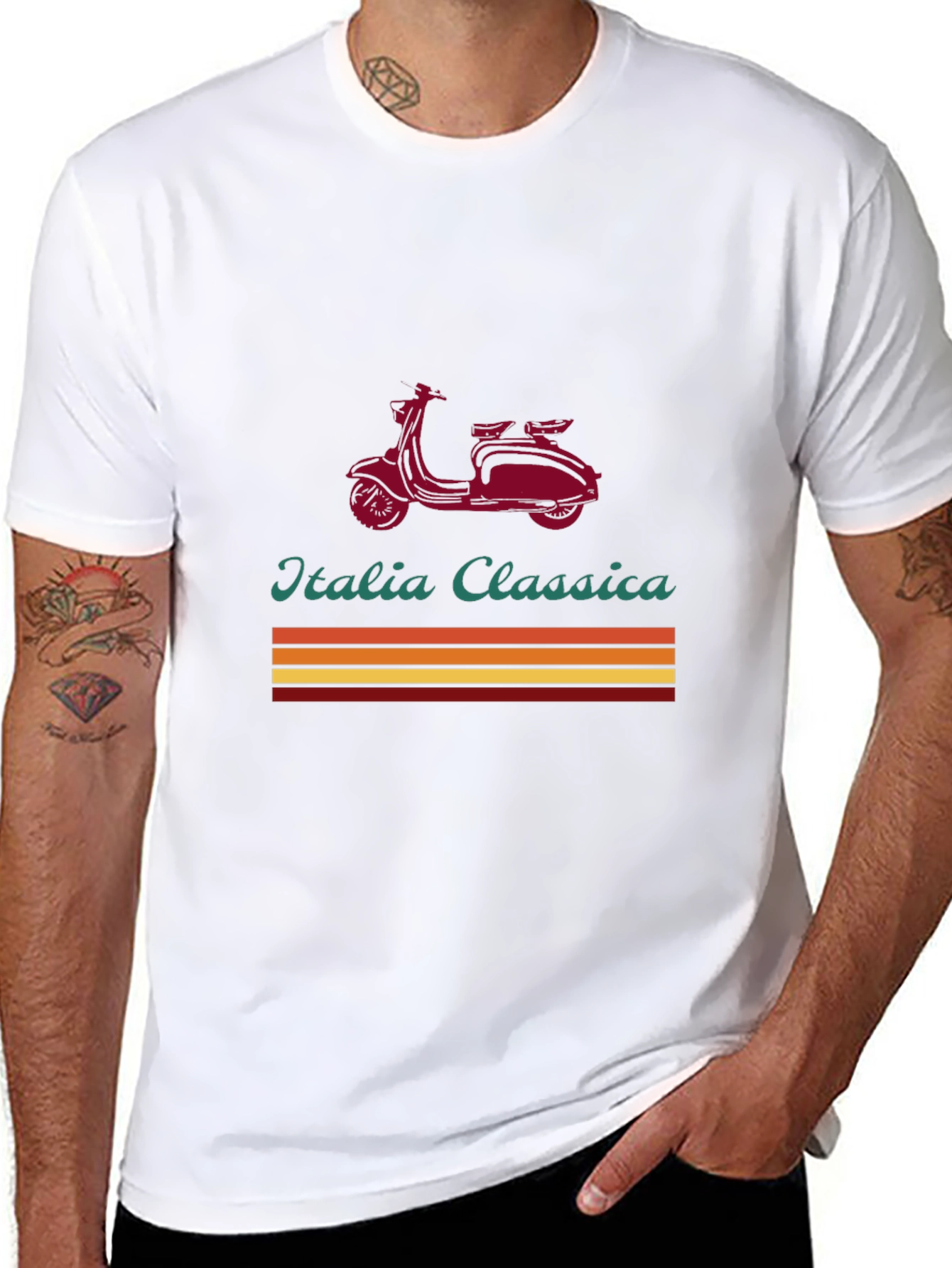 Italia Classica Scooter Graphic Tee