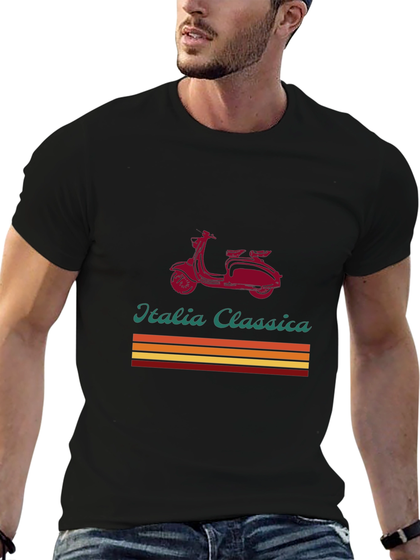 Italia Classica Scooter Graphic Tee