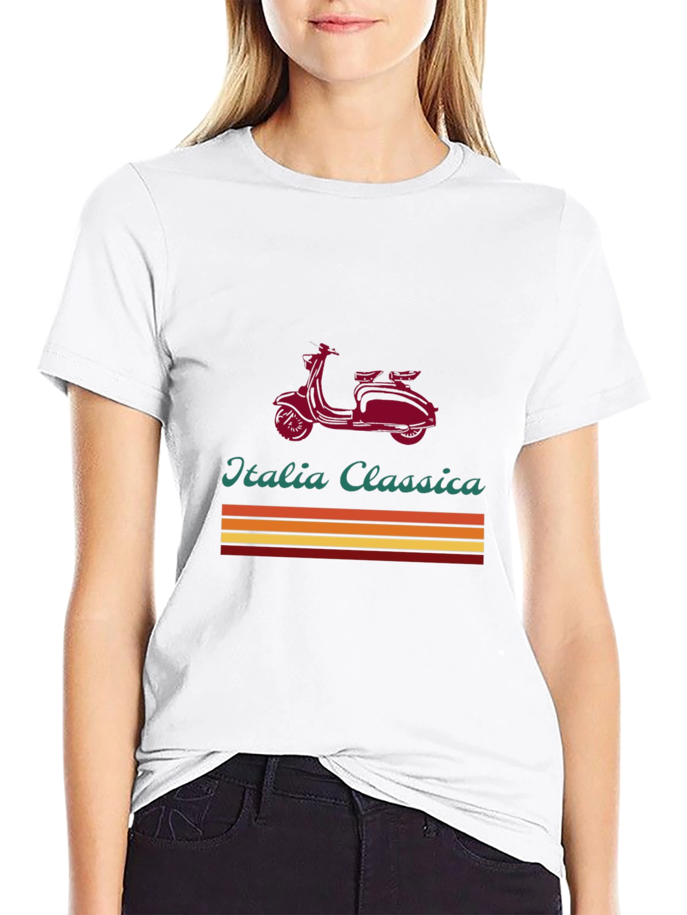 Italia Classica Scooter Graphic Tee