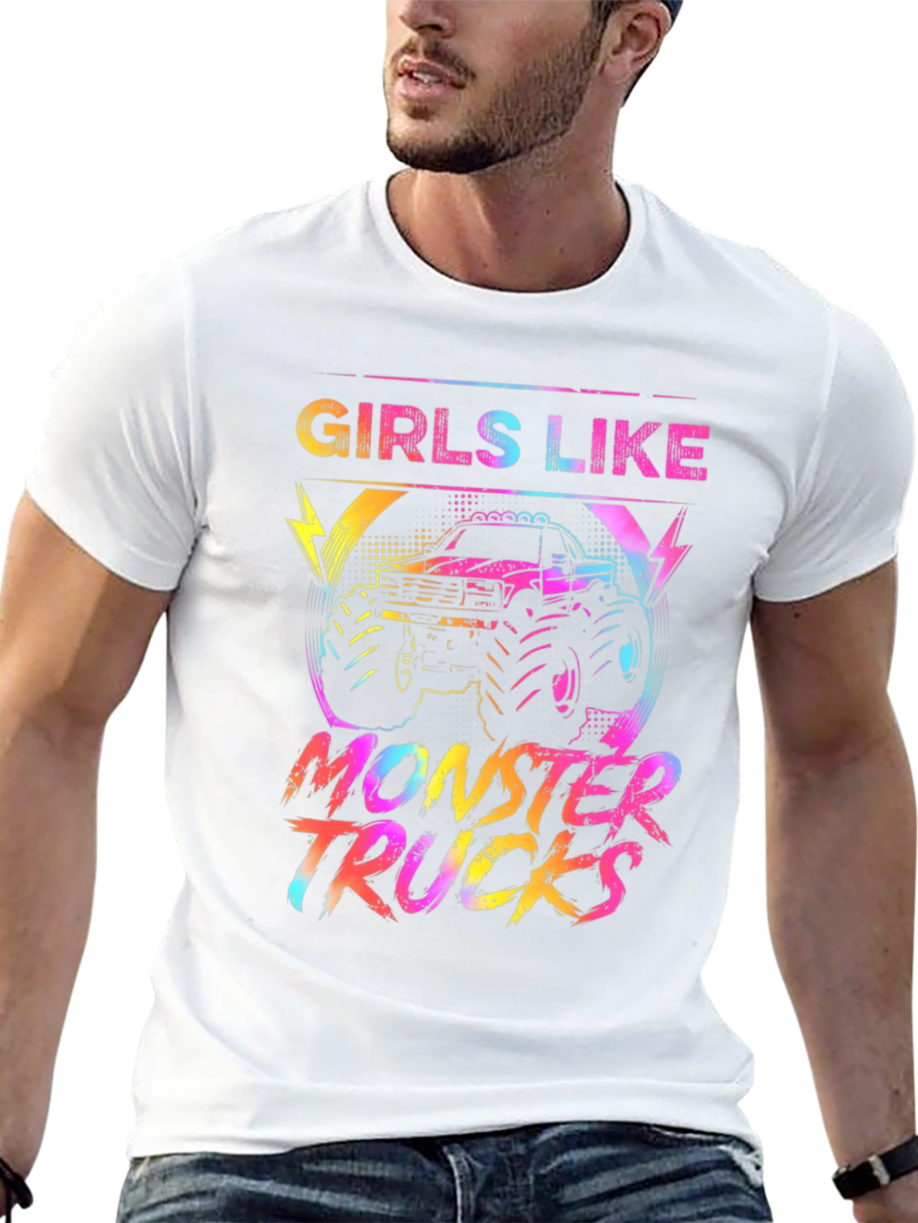 Girls Like Monster Trucks Graphic Tee