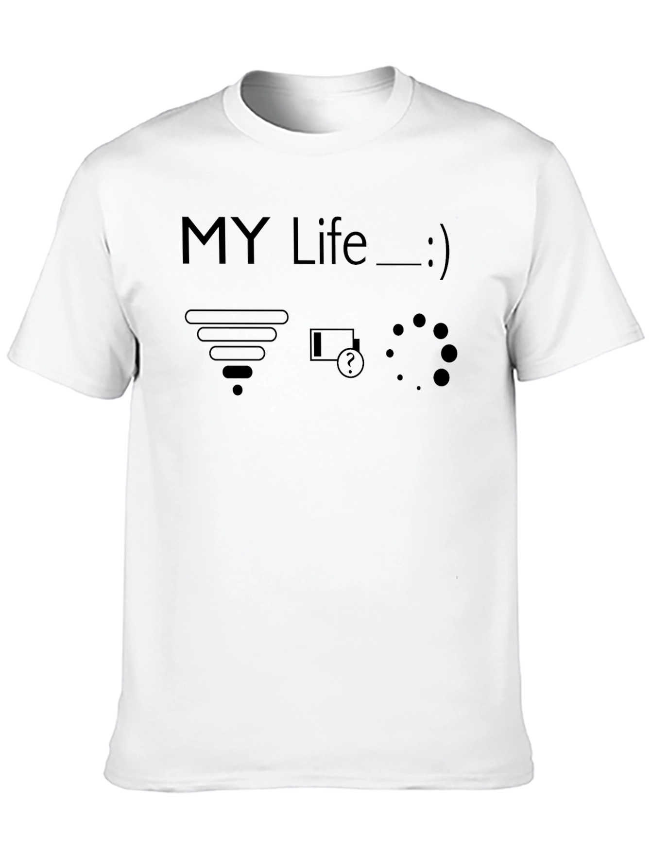 My Life T-Shirt - WiFi Low Battery Loading