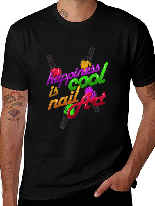 Happiness is Cool Nail Art T-Shirt