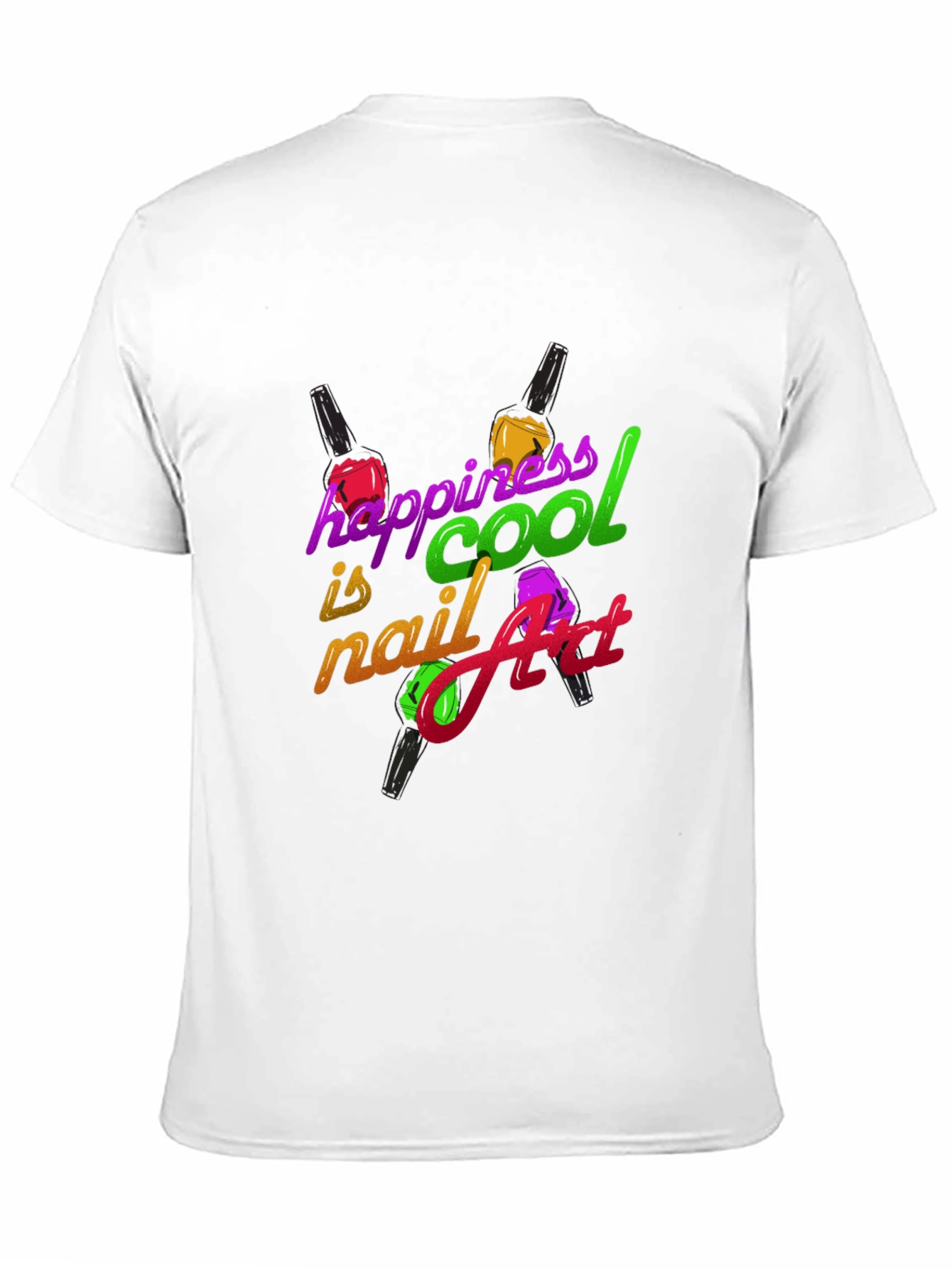 Happiness is Cool Nail Art T-Shirt
