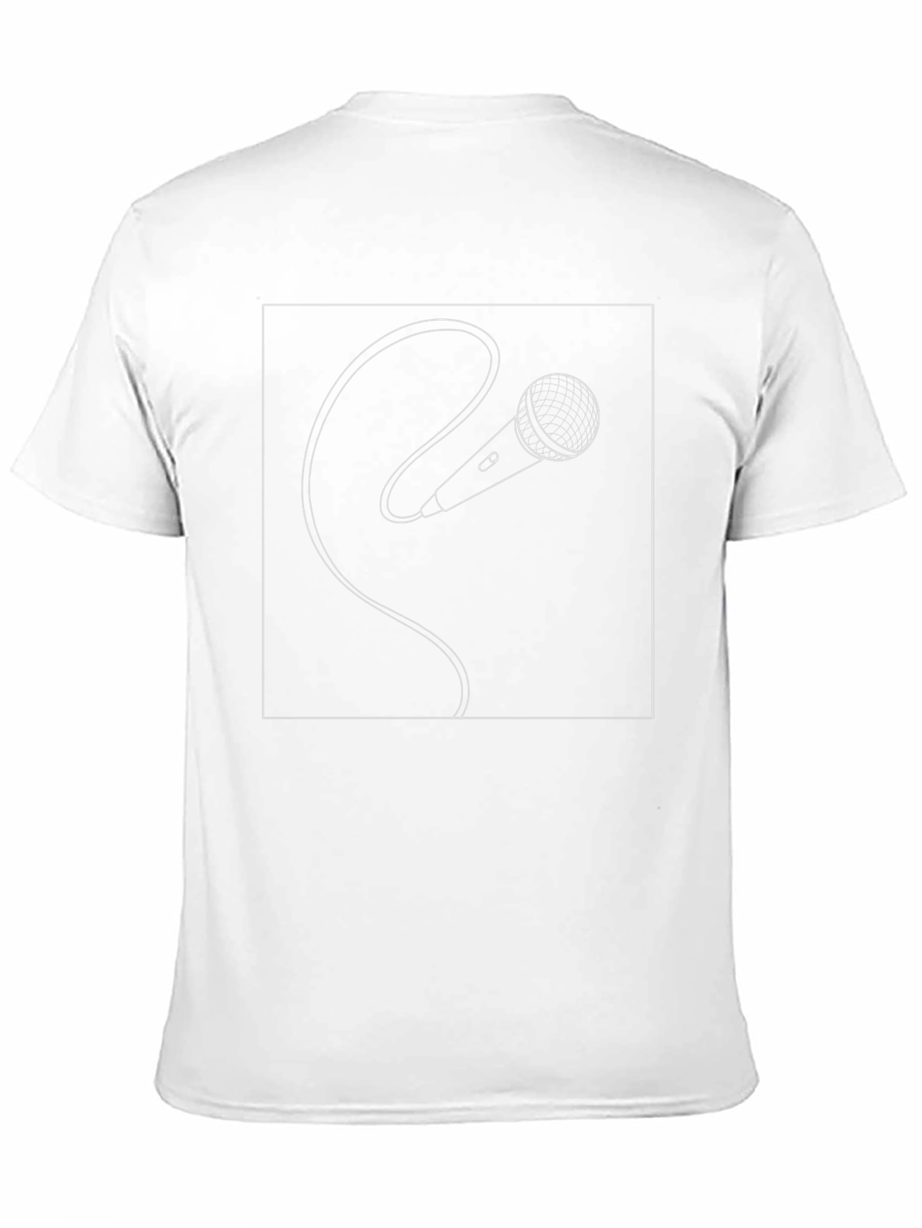 Microphone Graphic Tee - Musician Style
