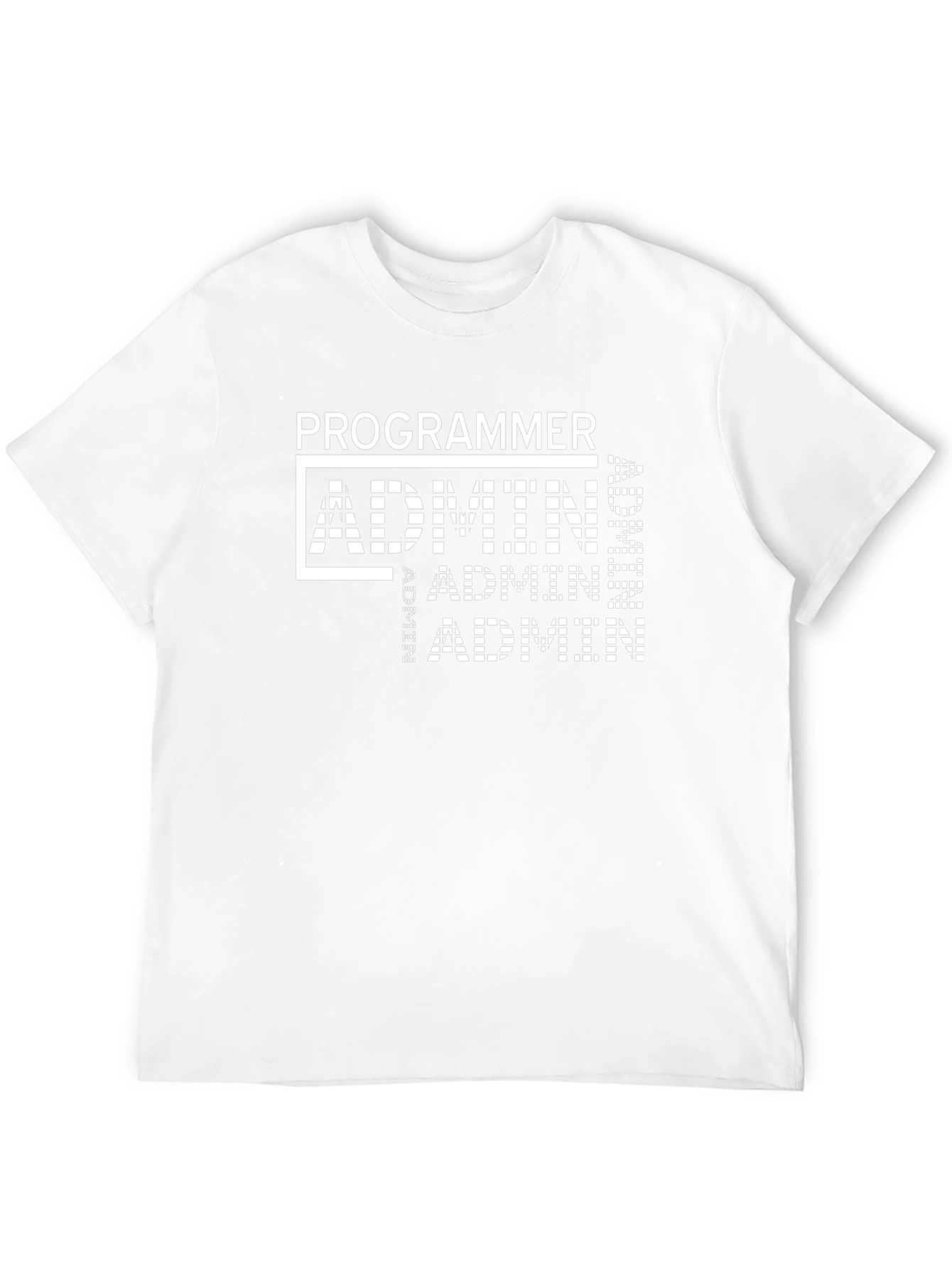 Programmer Admin T-Shirt - Black Graphic Tee
