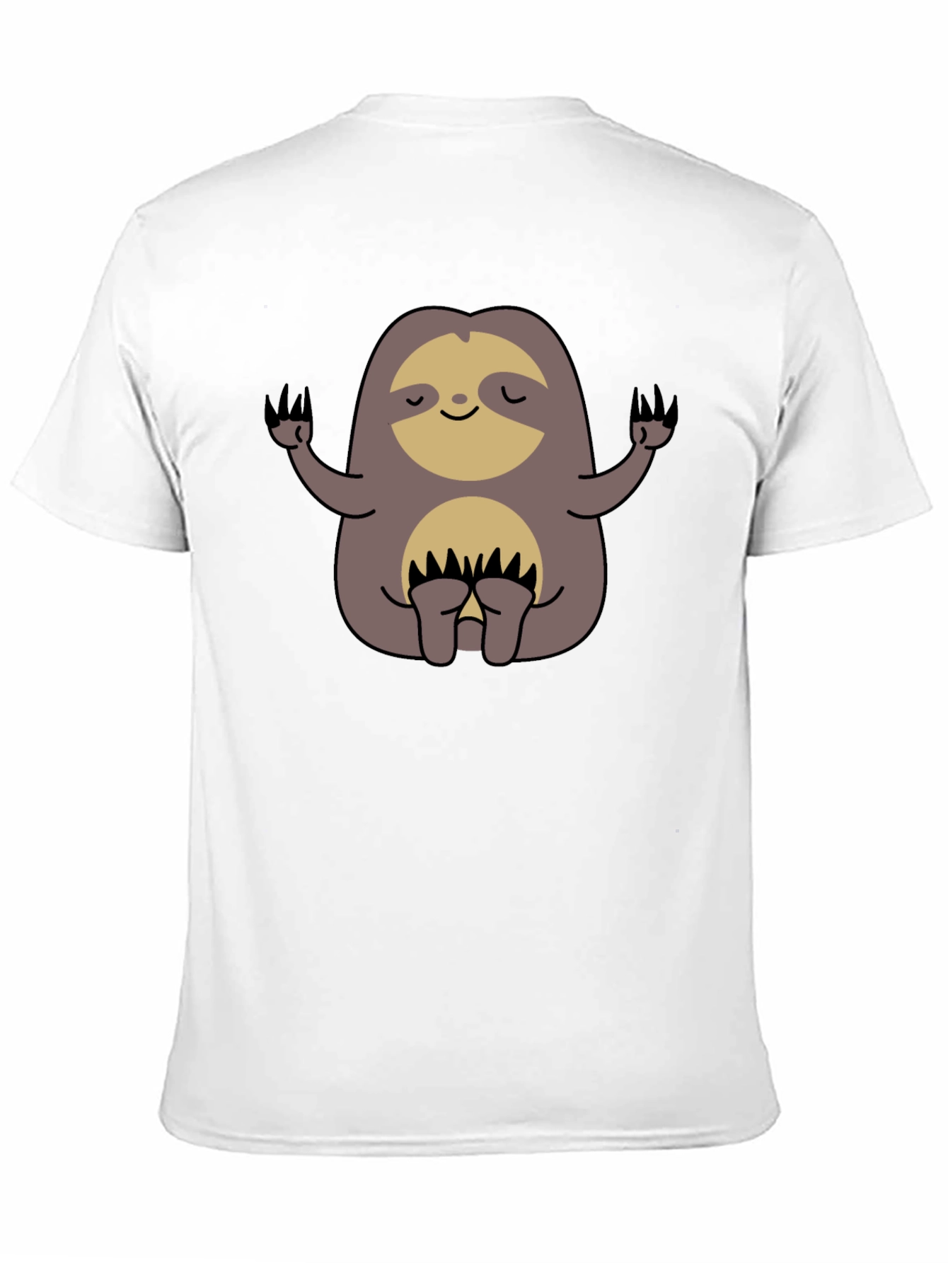 Meditating Sloth Graphic Tee - Relaxed Fit