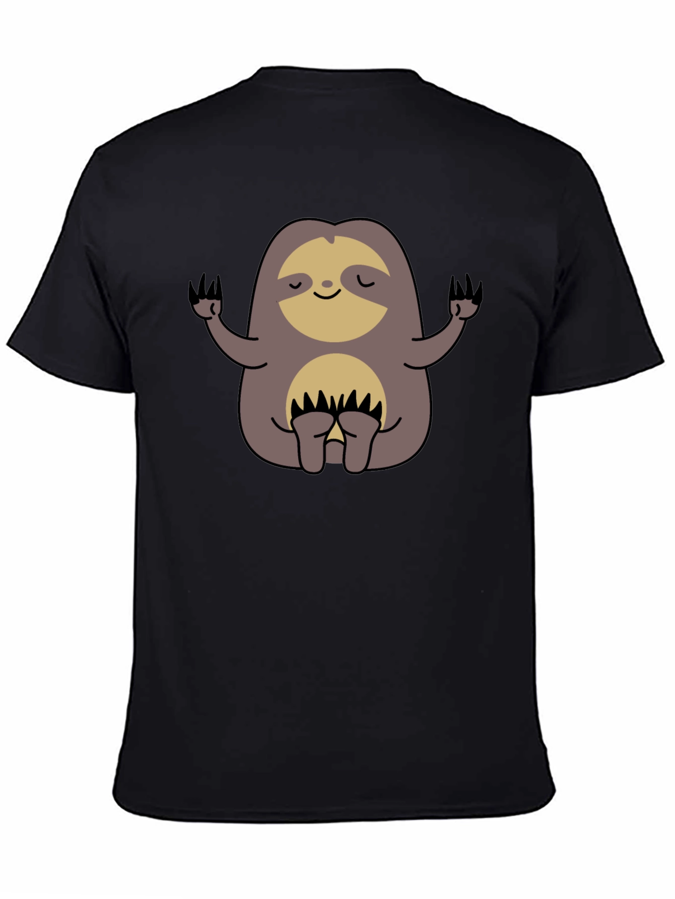 Meditating Sloth Graphic Tee - Relaxed Fit
