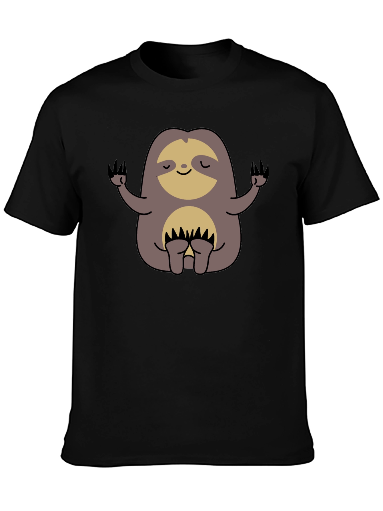 Meditating Sloth Graphic Tee - Relaxed Fit