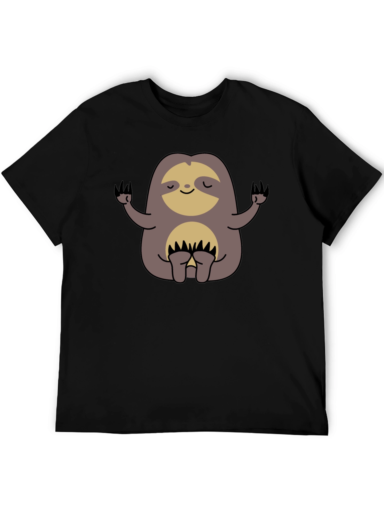Meditating Sloth Graphic Tee - Relaxed Fit
