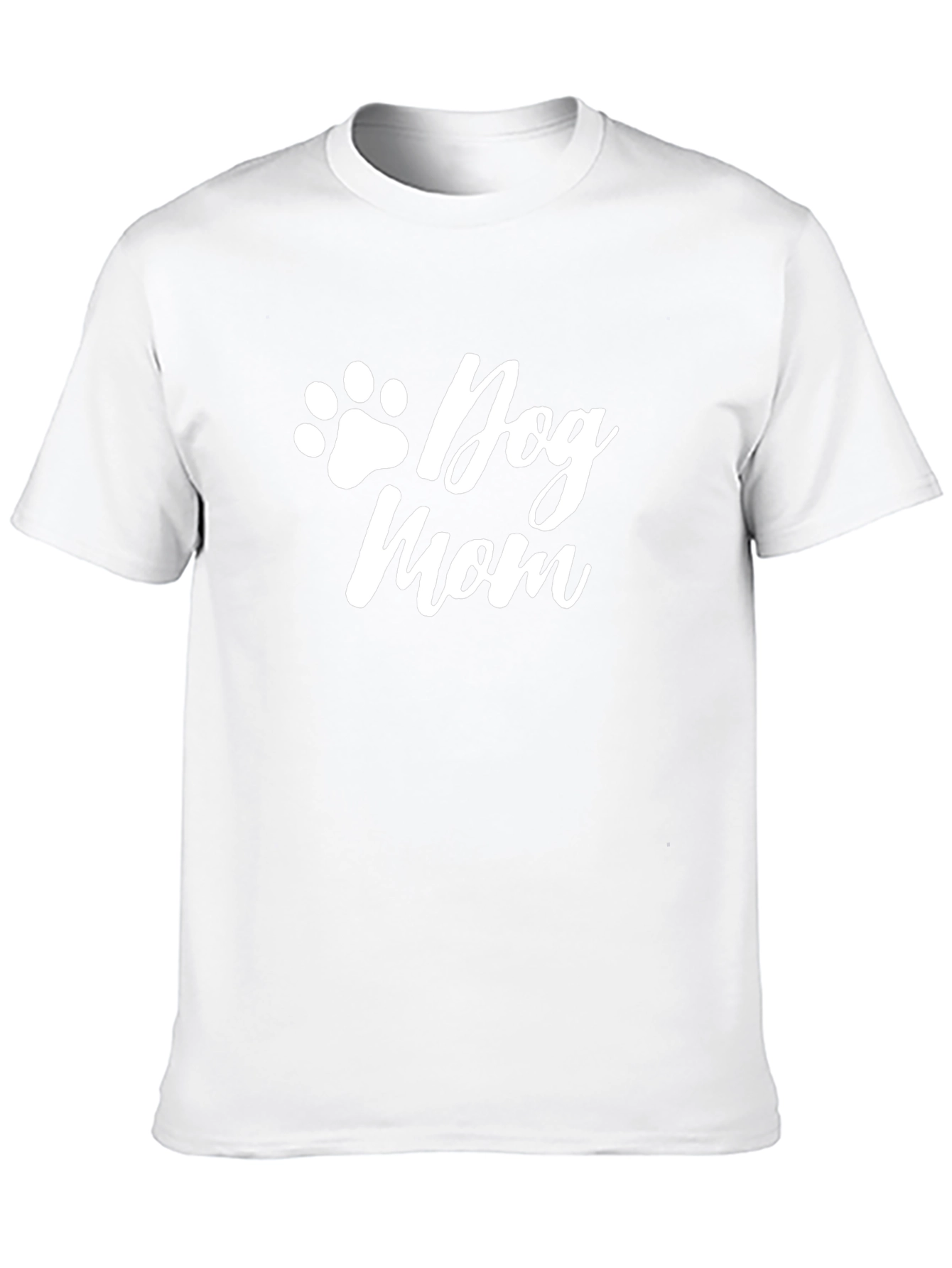 Dog Mom T-Shirt - Black Cotton Tee