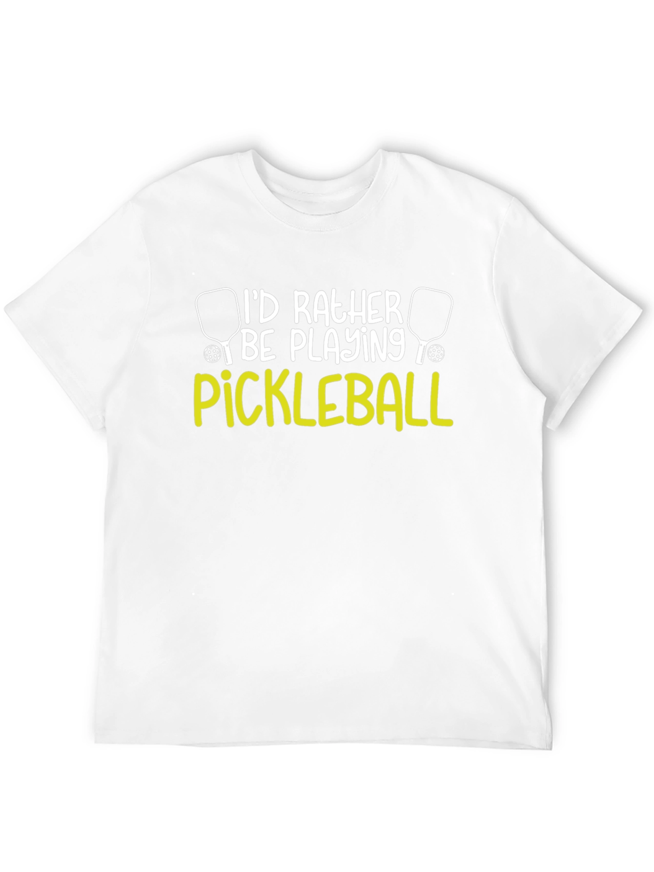Id Rather Be Playing Pickleball T-Shirt