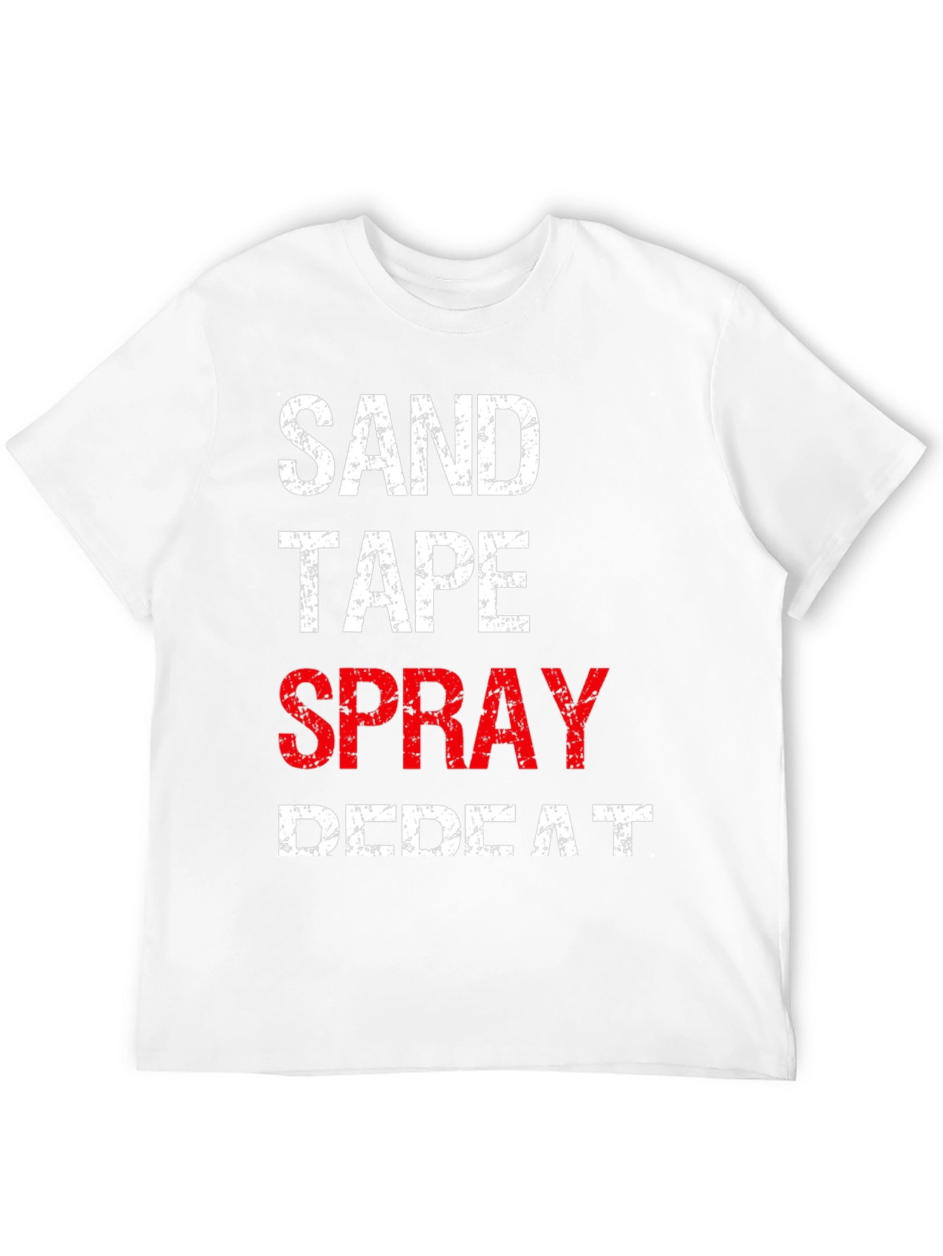 Sand Tape Spray Repeat Graphic Tee