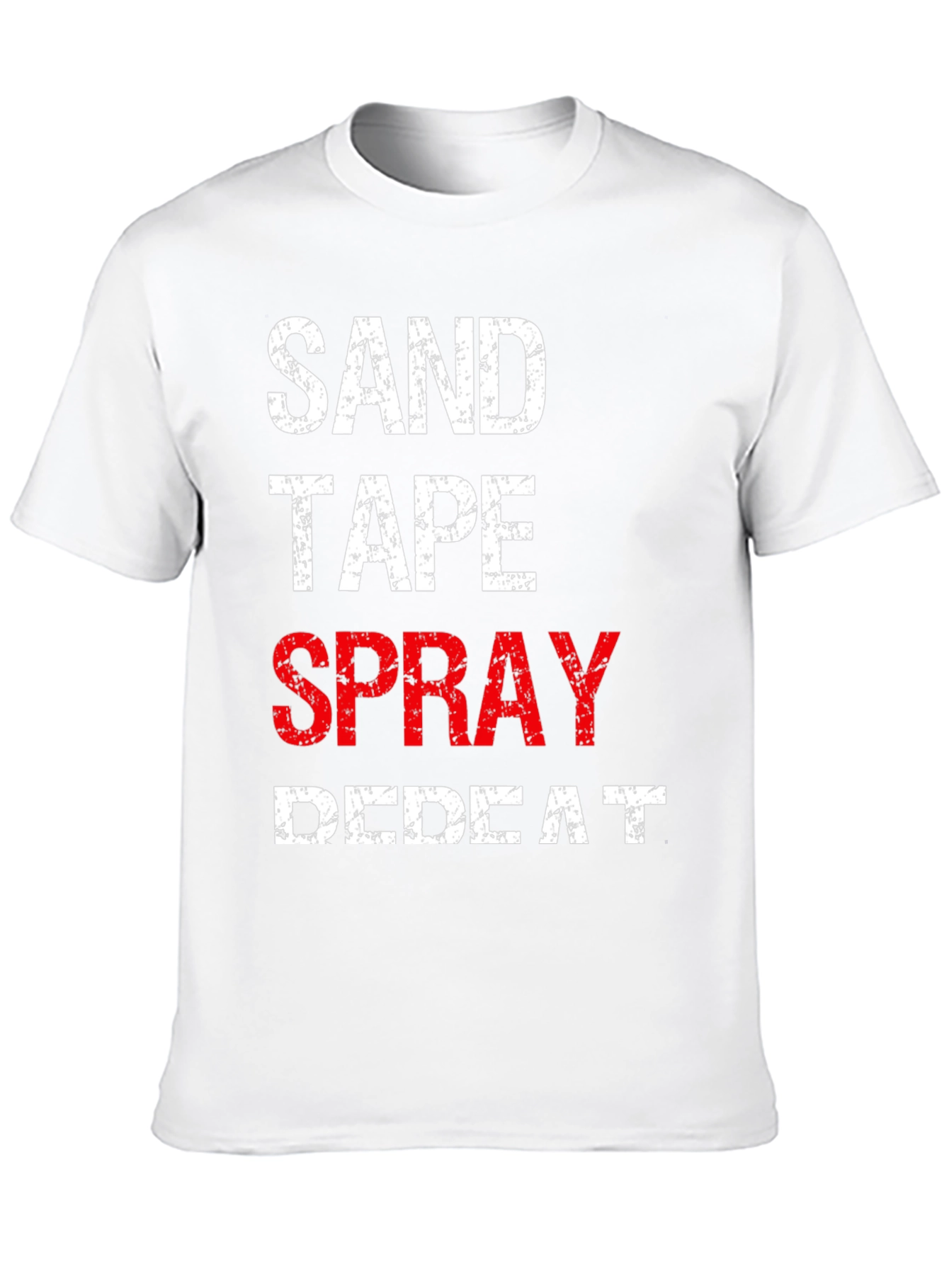 Sand Tape Spray Repeat Graphic Tee