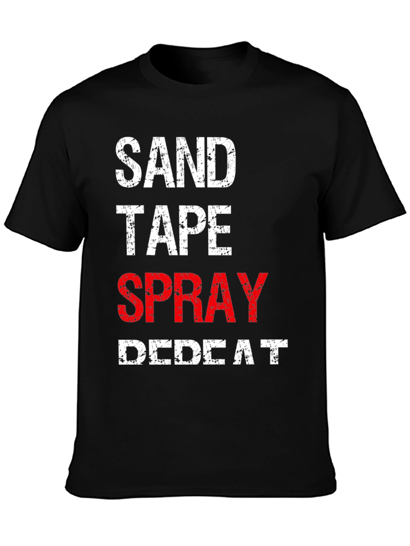 Sand Tape Spray Repeat Graphic Tee